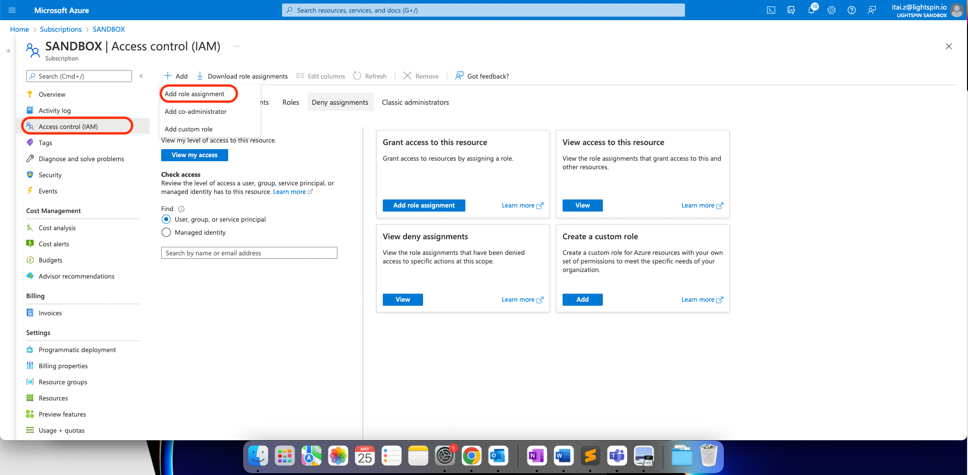 Azure Onboarding - Manual Deployment