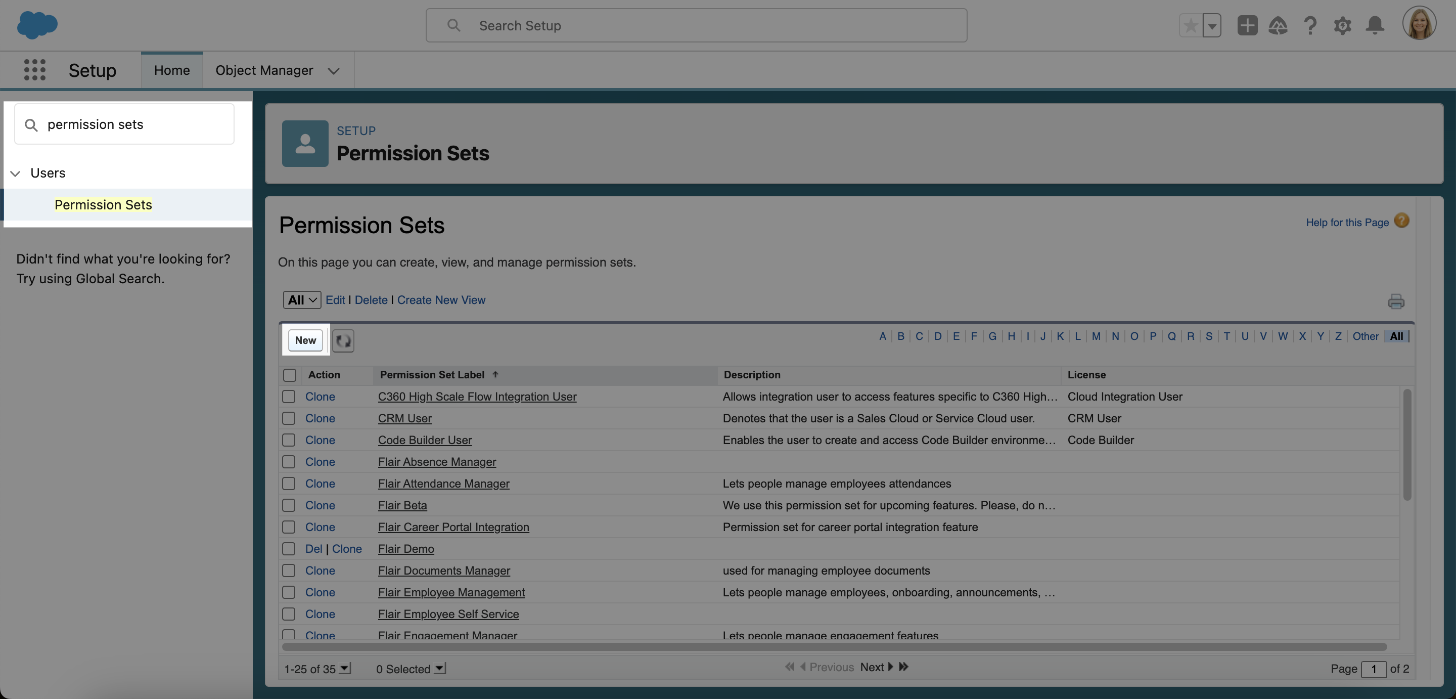 Assigning SAML Permission