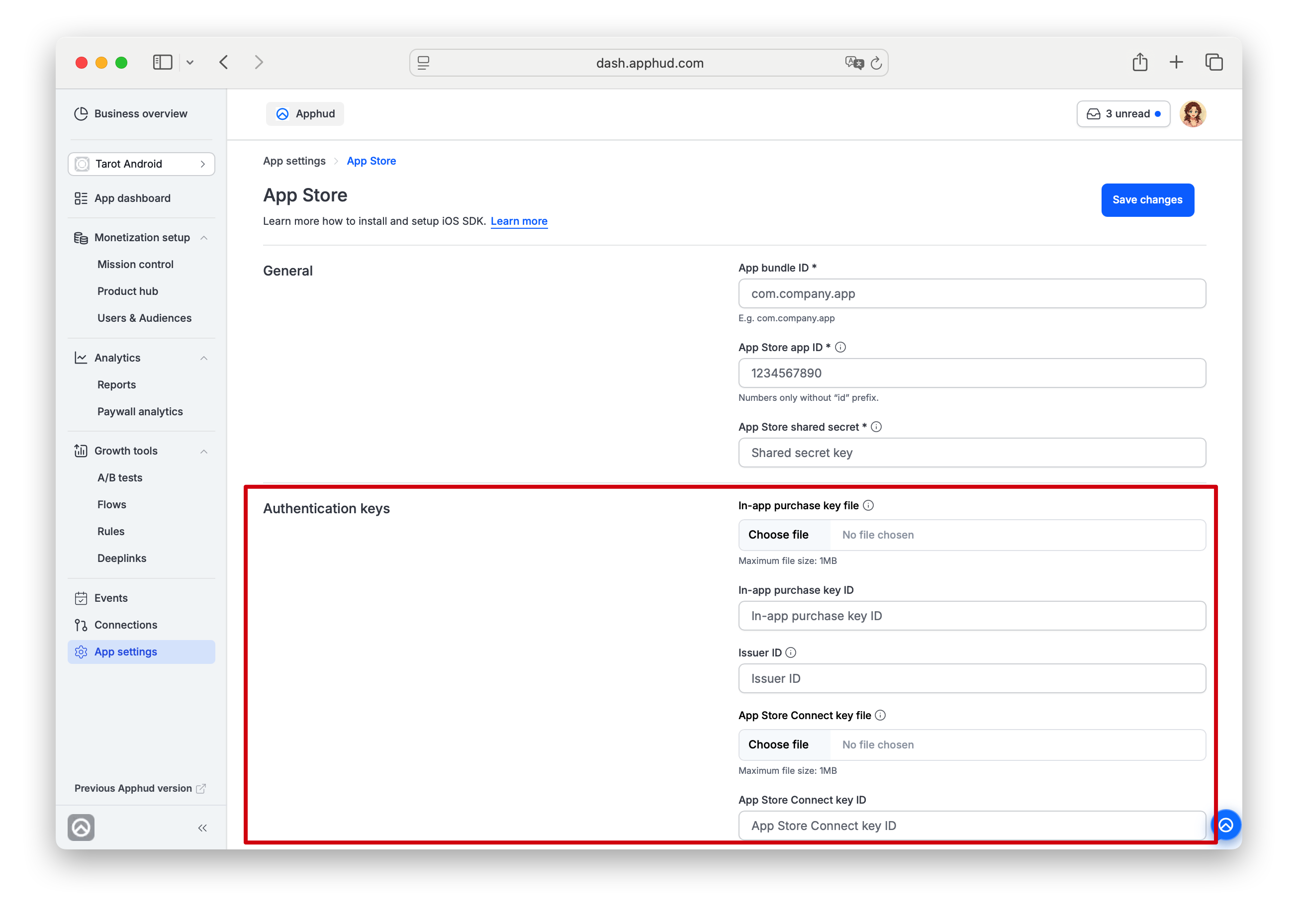 Apphud - App Store Authentication Keys