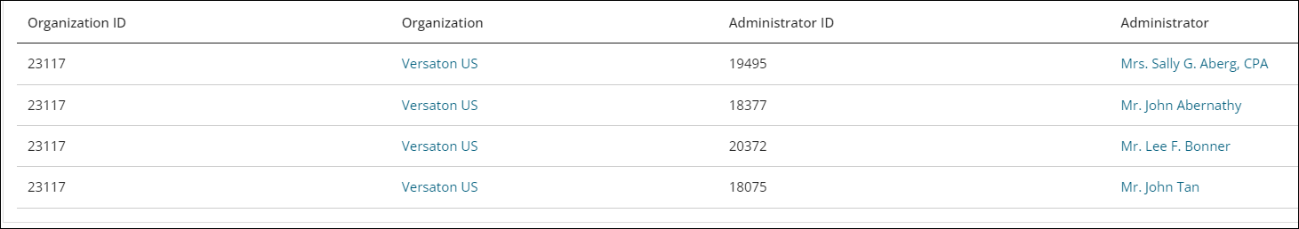 Viewing results of the value added