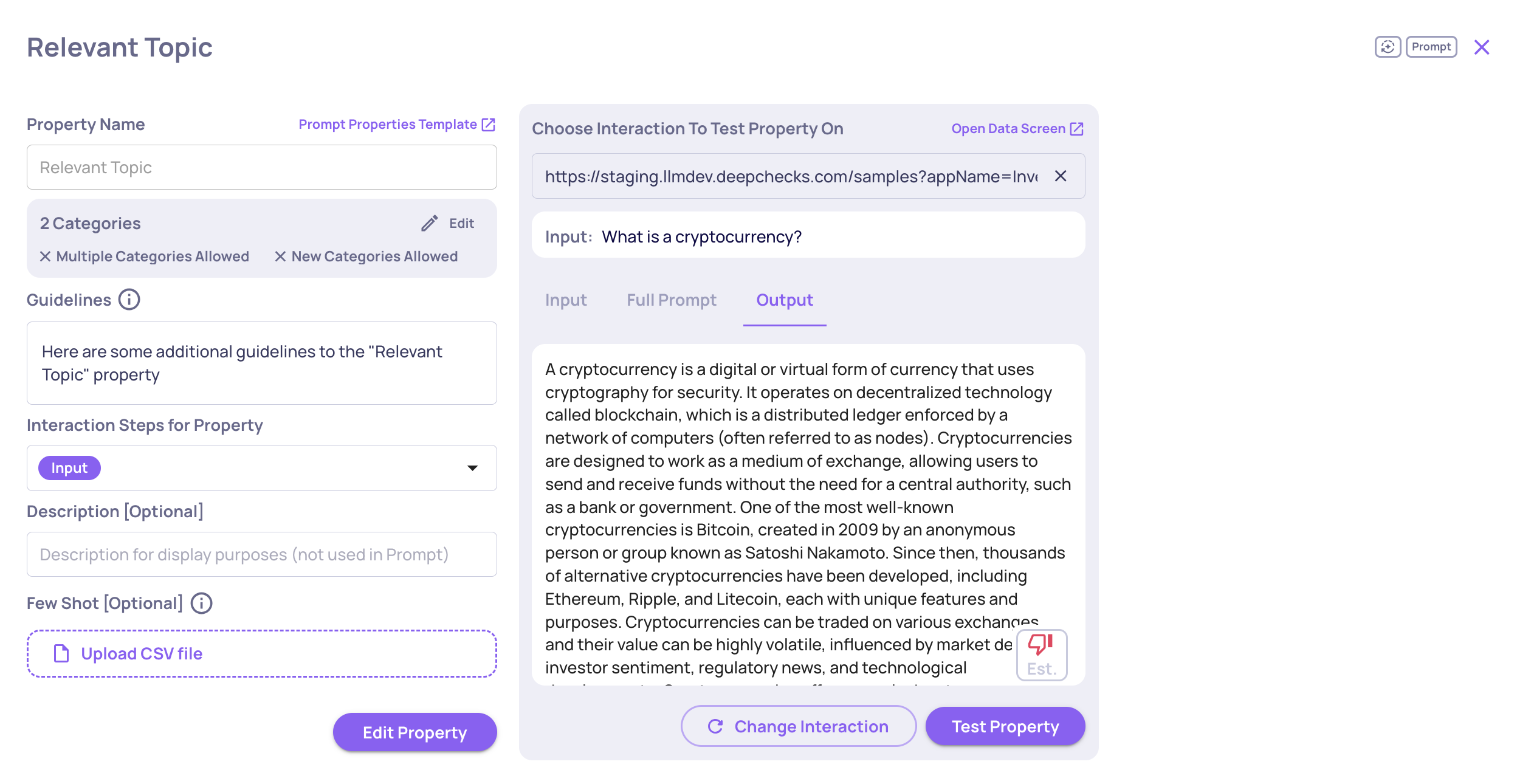 Editing a Categorical Property