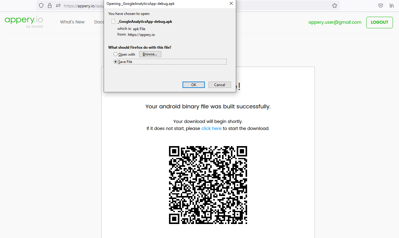 Screenshot_38.png Android binary file built