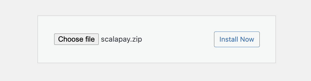 Activate the Scalapay plugin