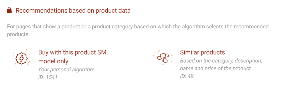 Product data