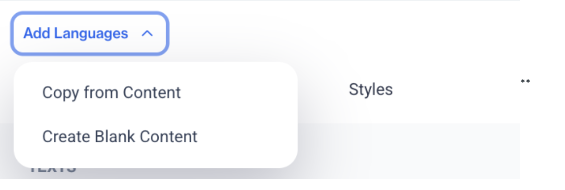 Add Languages
