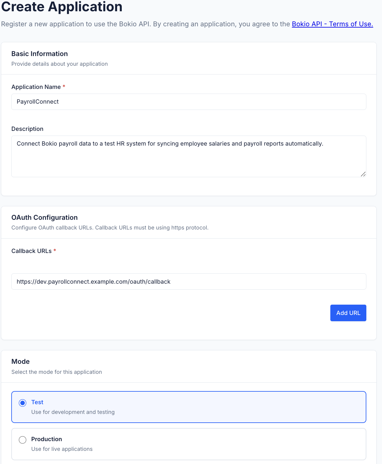 create app