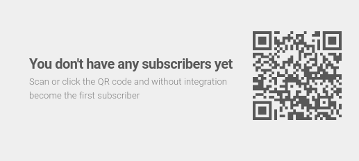 Add Qr Code Subscriber For New Customers