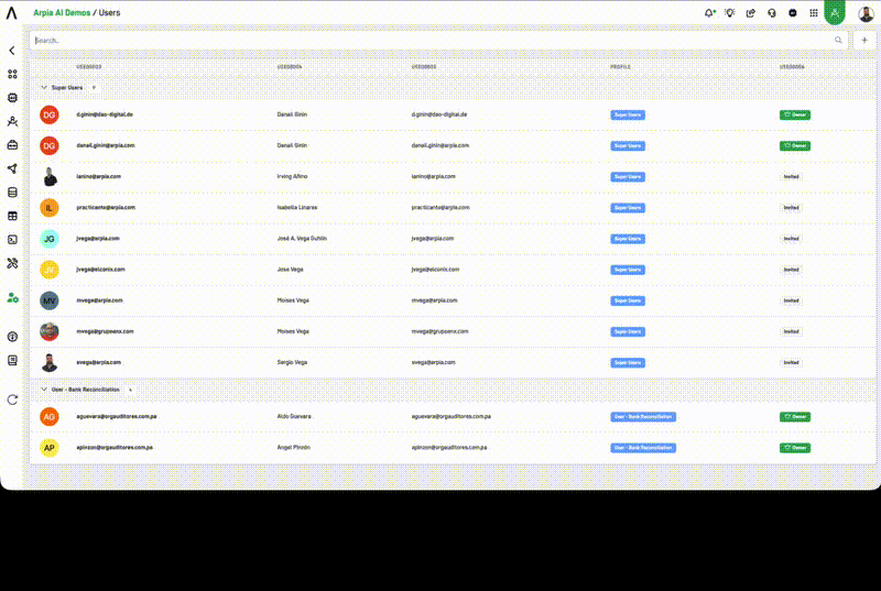 Add User form
