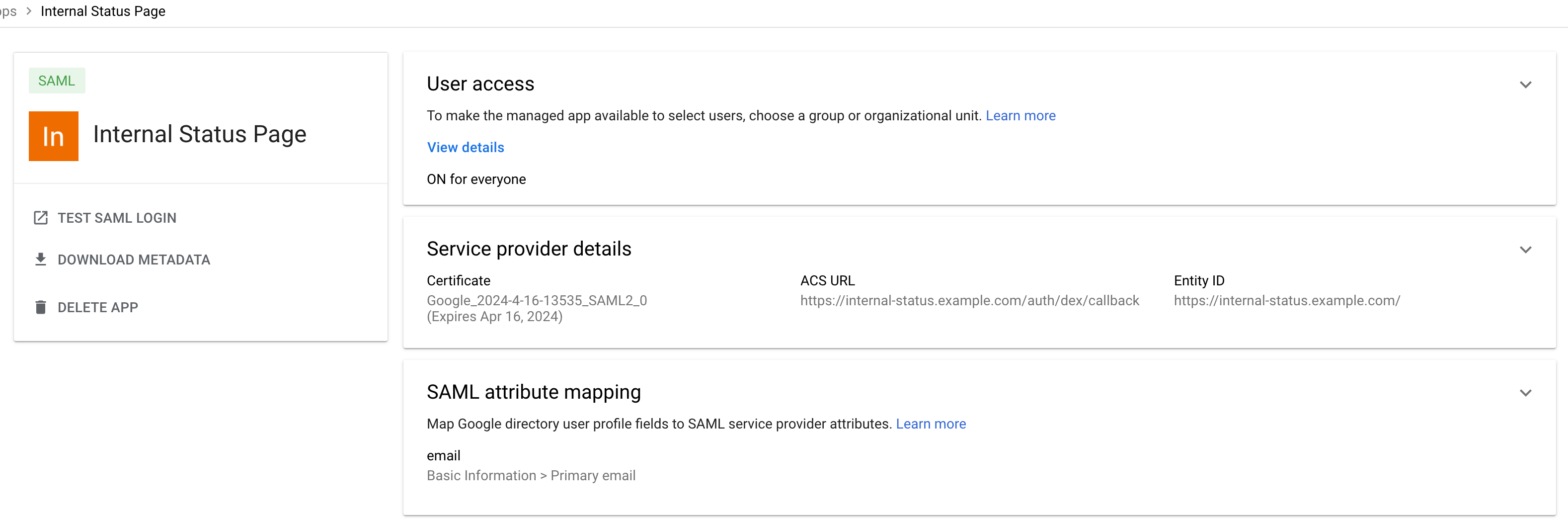 Configuring org units example 2