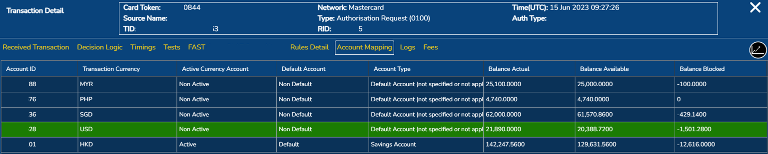 Non default supported currency transaction mapping: Part 2