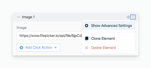 Delete Block.png Image. Showing action to add and delete a block