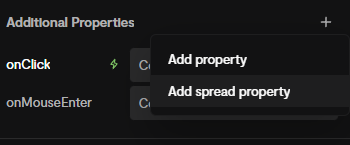 Add spread property

