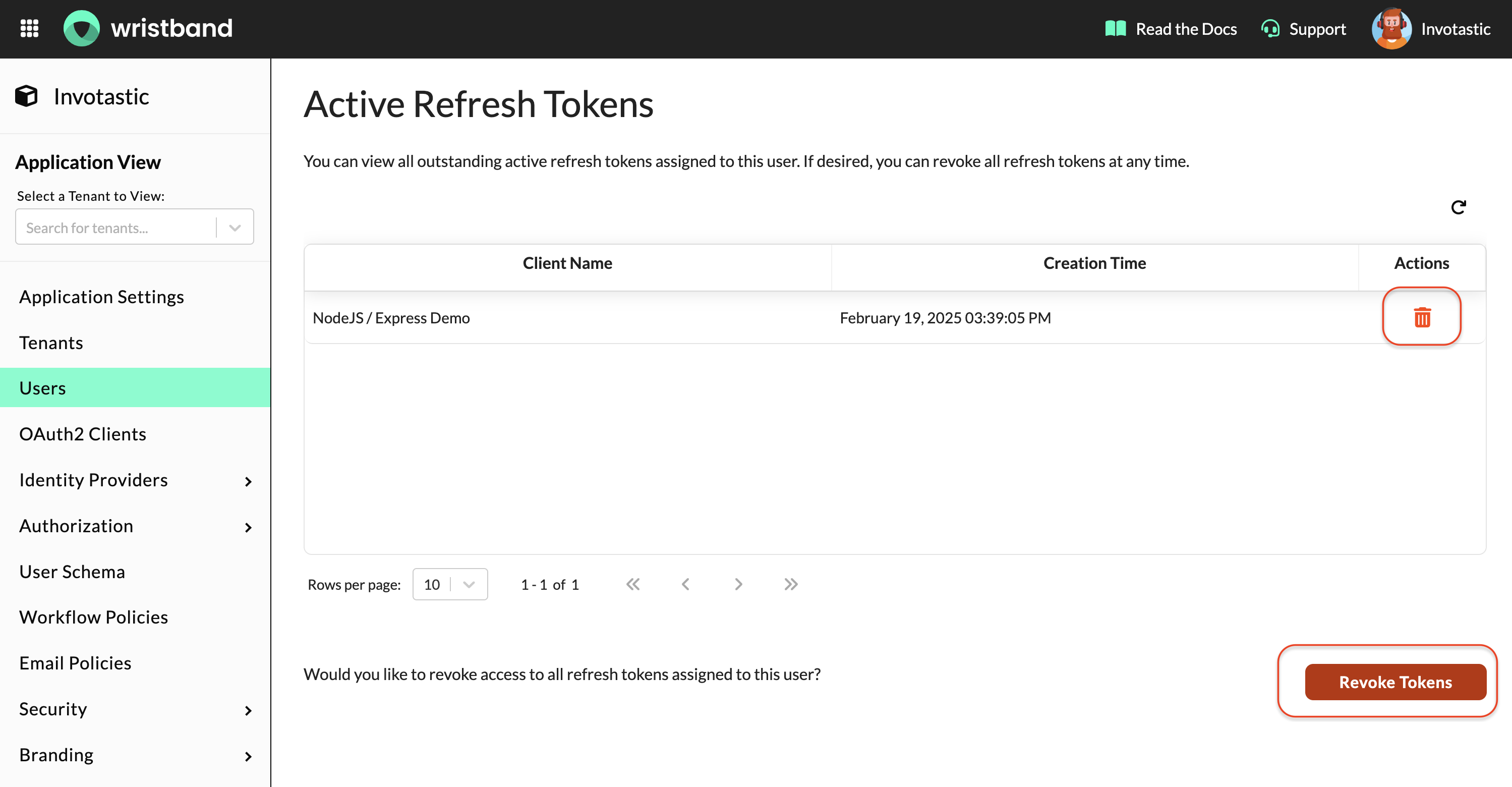 Active Refresh Tokens