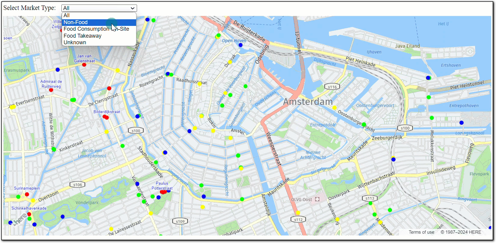 Interactive Map Layer in the Maps API for JavaScript with customized style