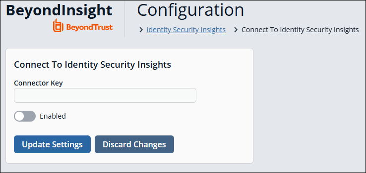 Connect to Identity Security Insights