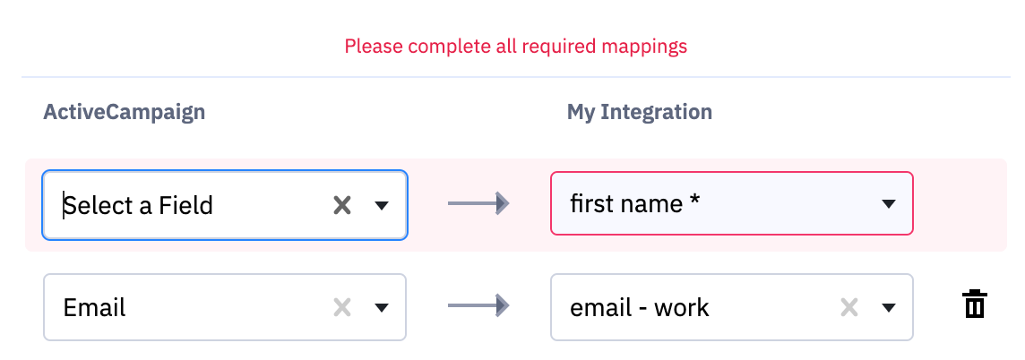 Standard mapping user expierience