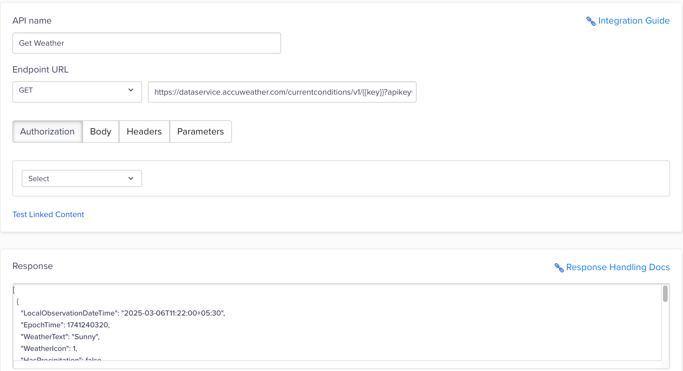 Add Linked Content
