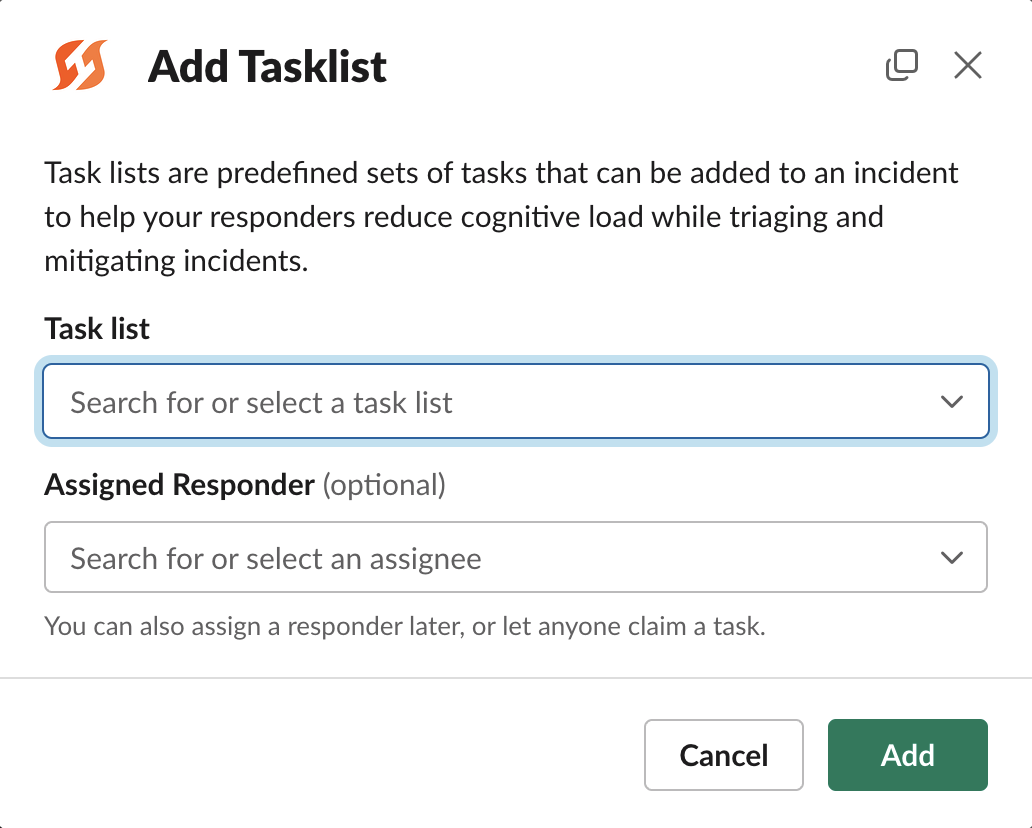 Assigning a Task List via Slack