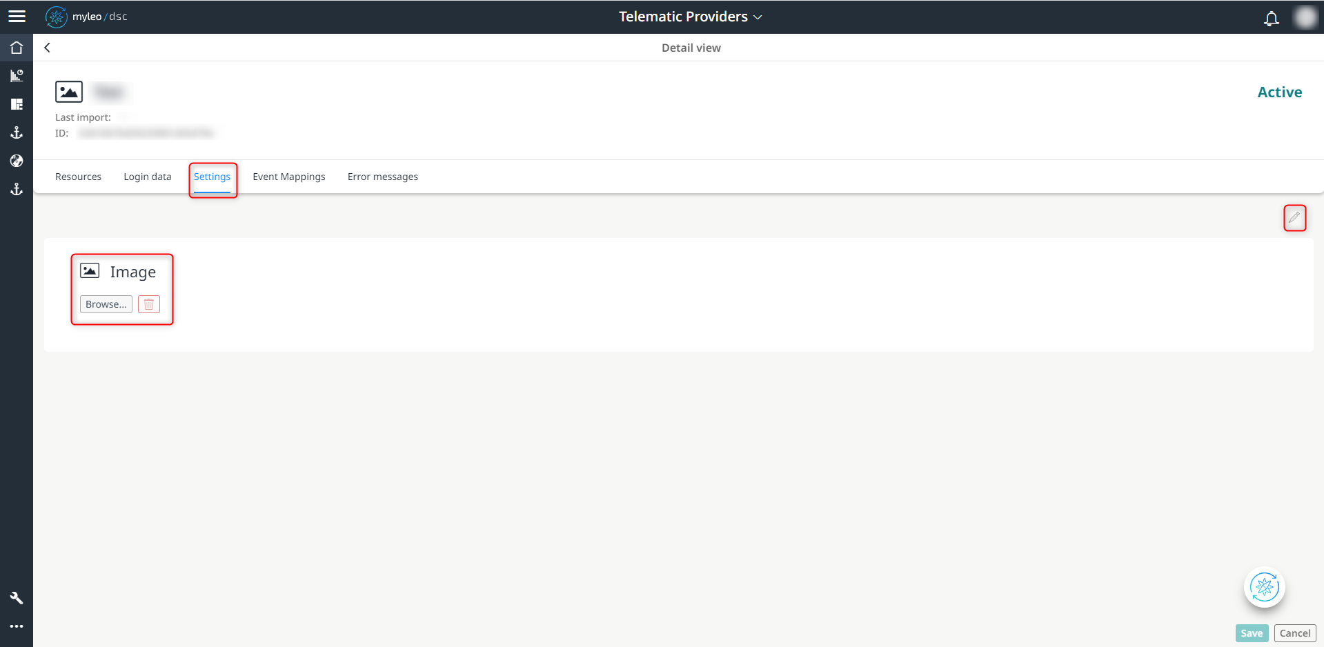 Select and upload a graphic
