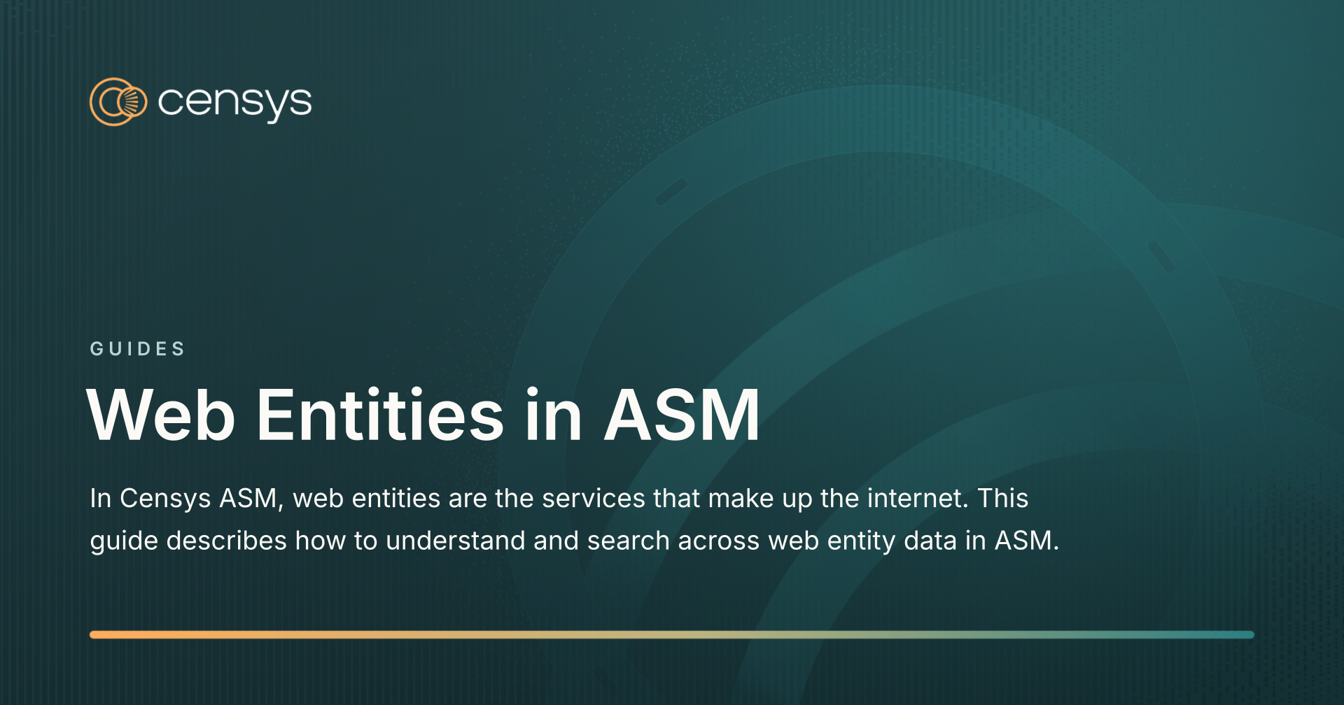 Web Entities