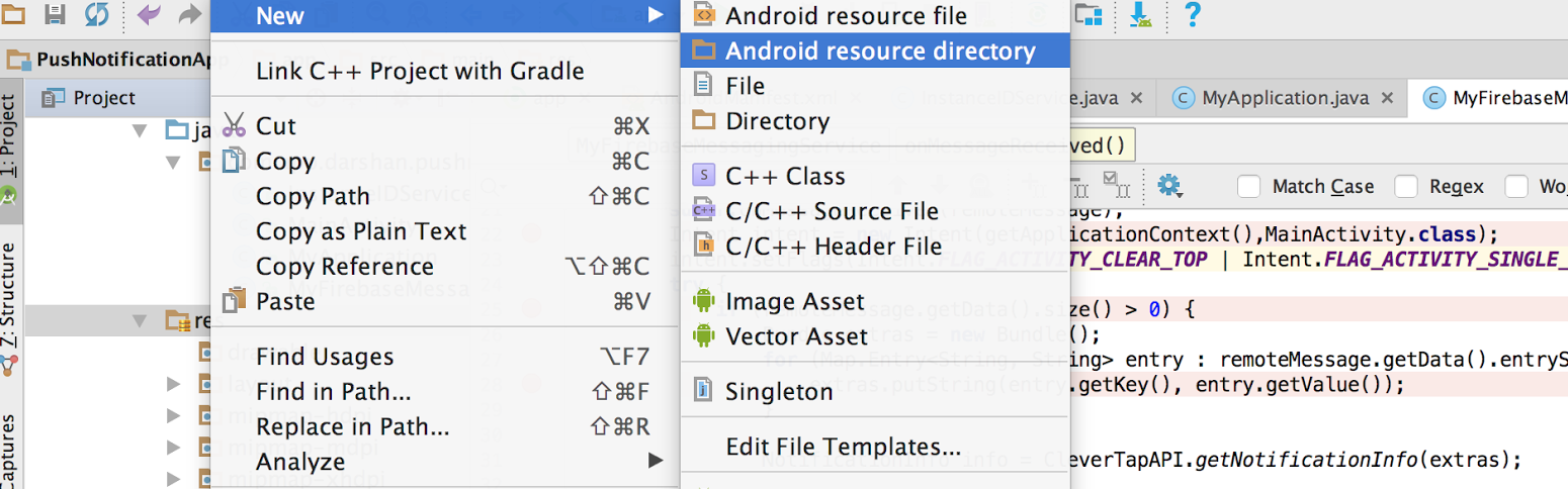 Add Source Files to Android Project