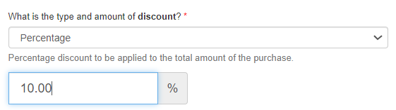 discount type