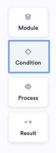 Condition node can be chosen from node menu