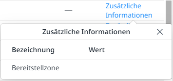 Zusätzliche Informationen als Popup-Fenster
