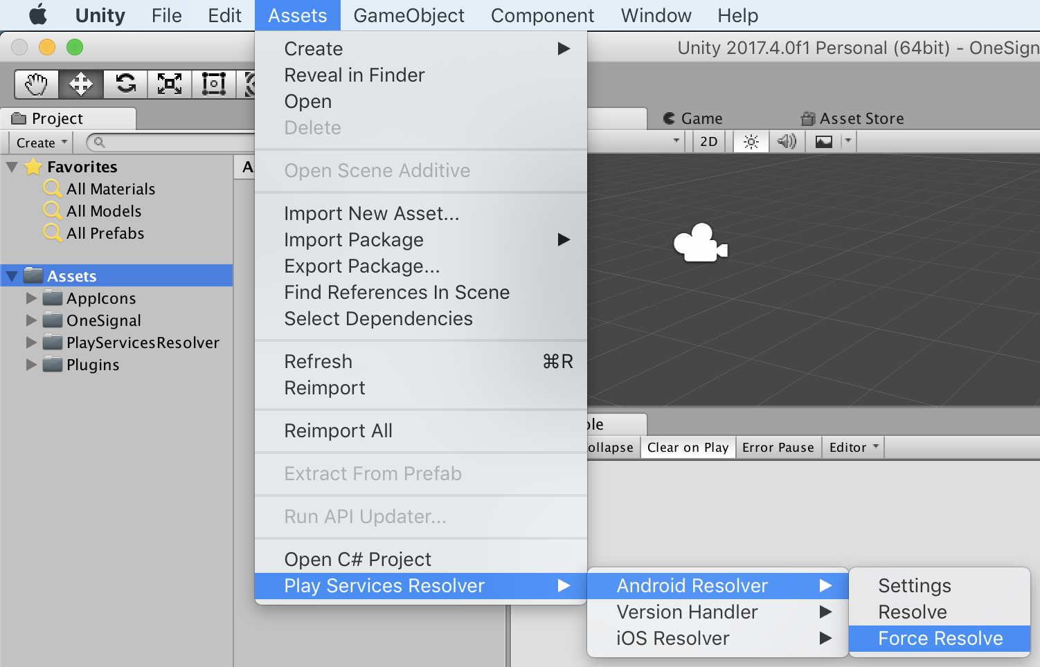 Troubleshooting Unity