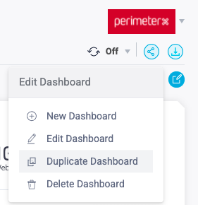 Duplicating a Dashboard