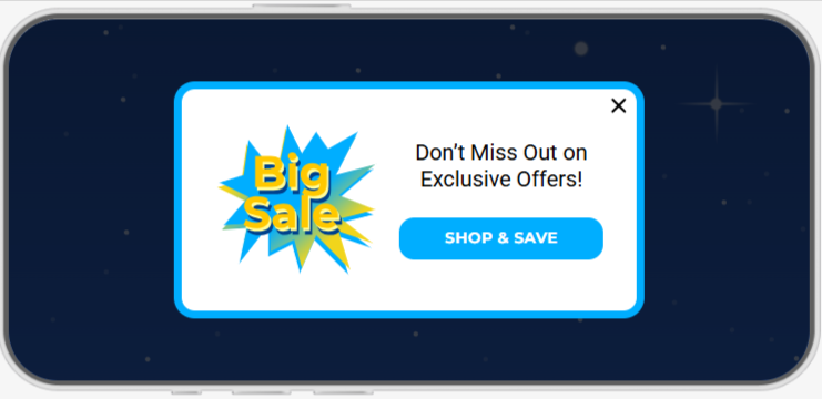 Pop-up In-App