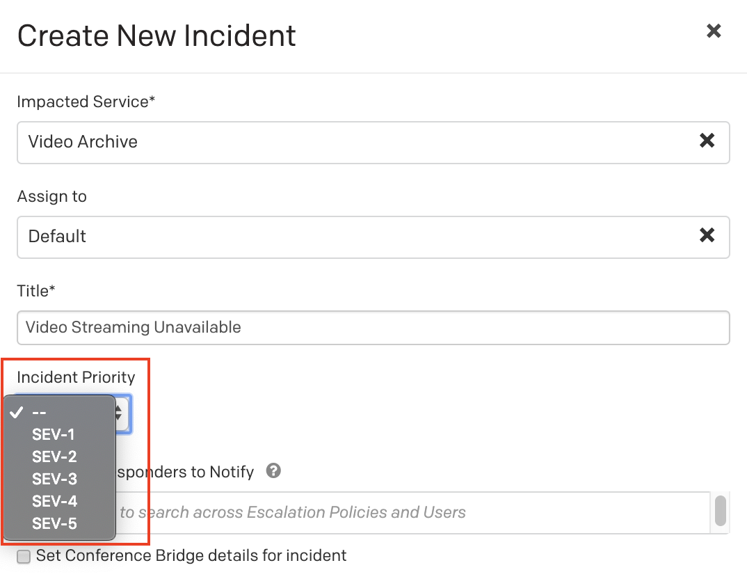 incident priority matrix servicenow