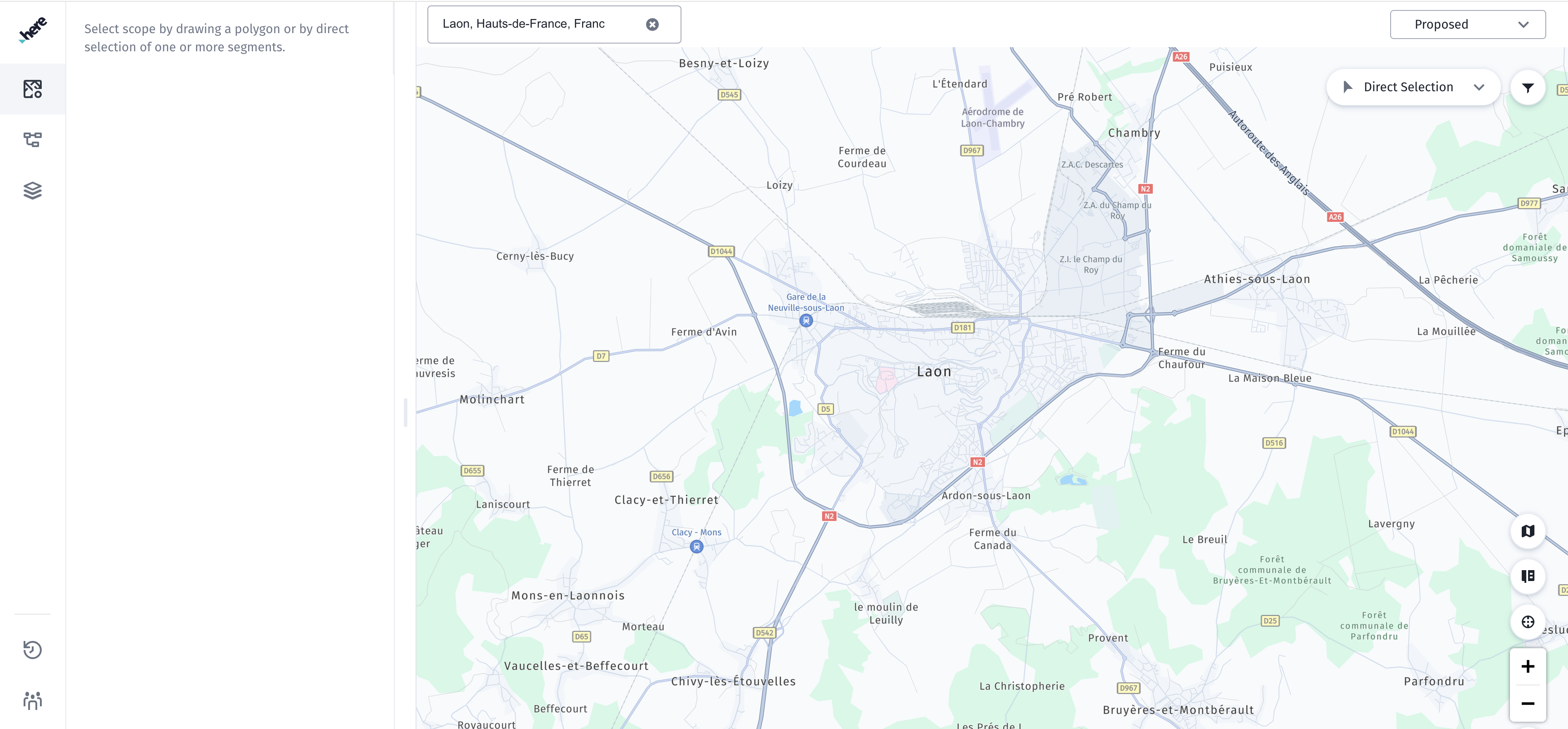 The home page of the ADZ web application