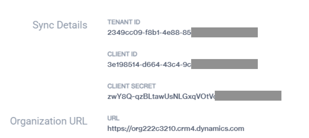 Sync Details
