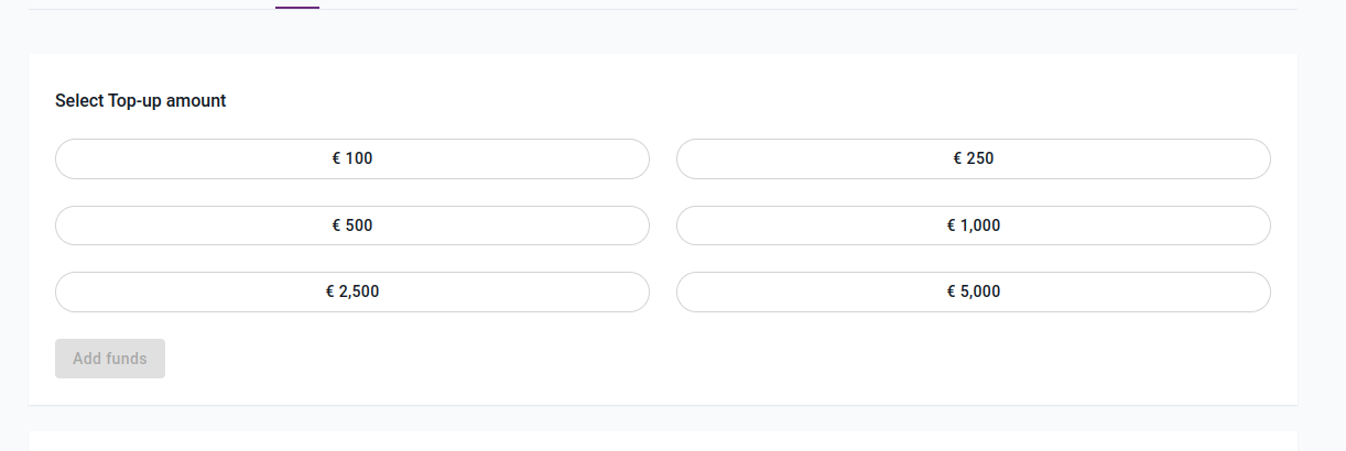 Self-Provision Payments