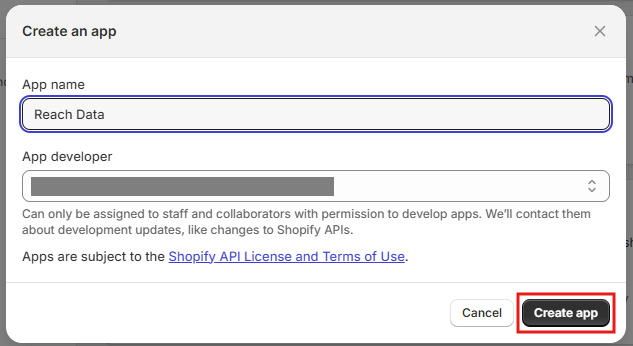 Create an app