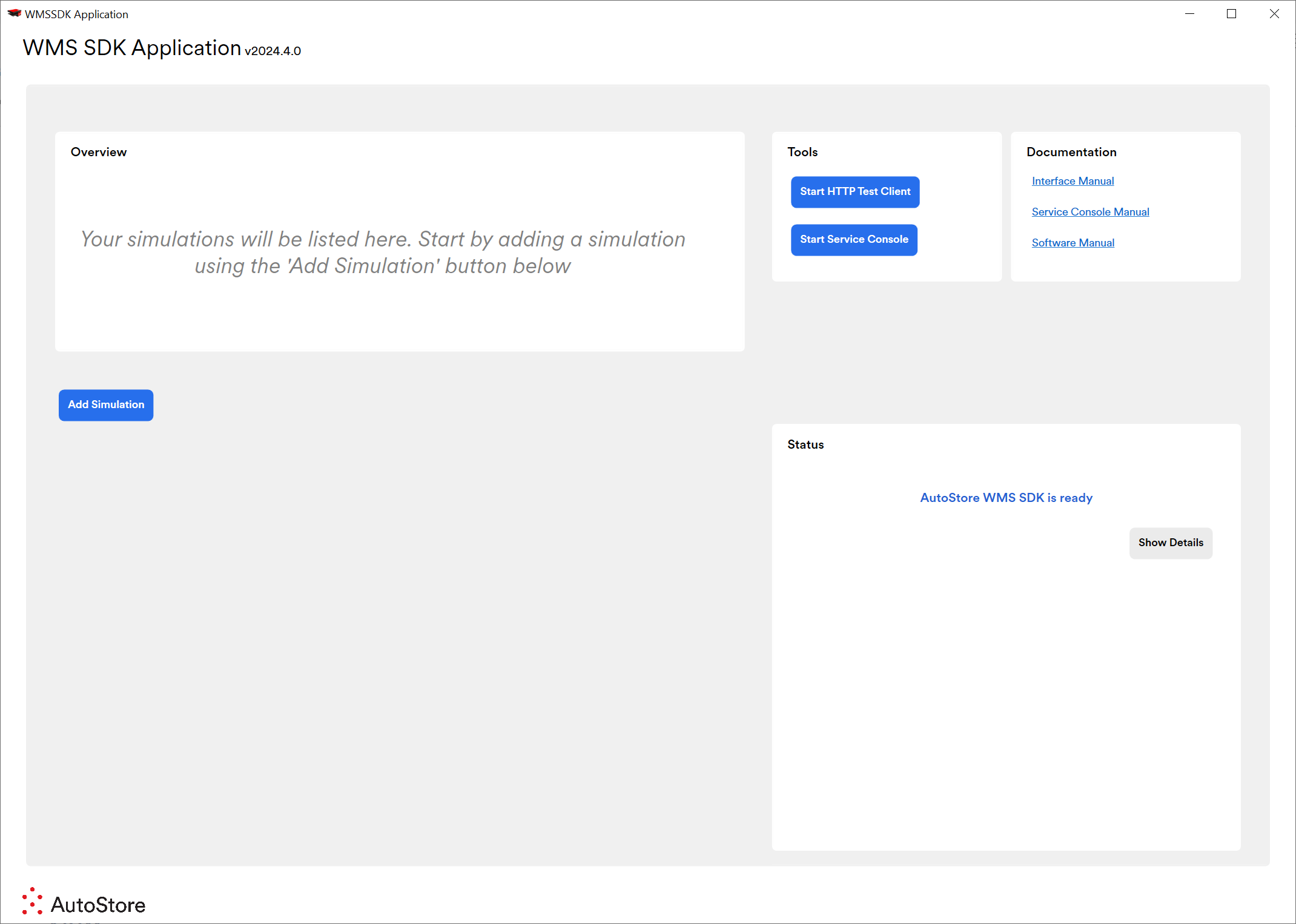 WMS SDK GUI.