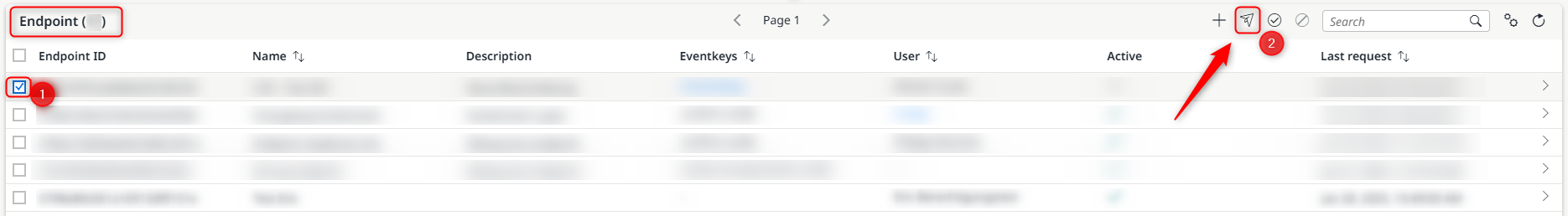 Direct jump to the Endpoint messages app