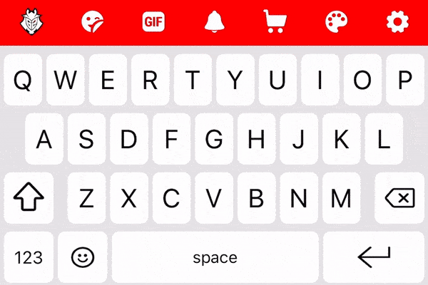 Tappa iOS Keyboard