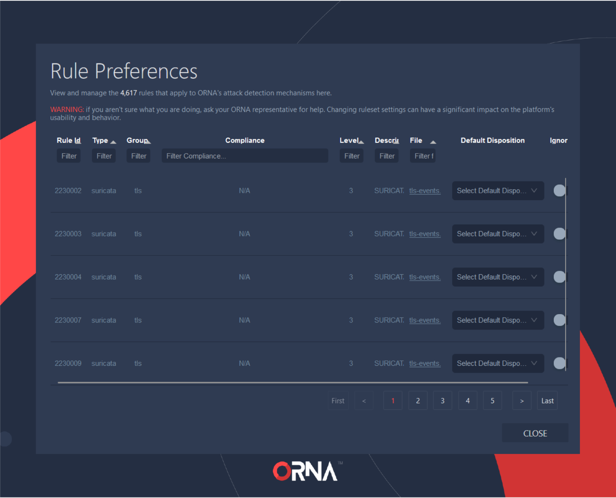 Configuring Alert rule preferences