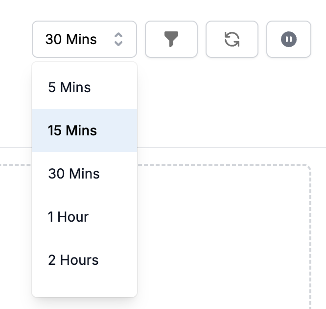 Logs Date-time filter