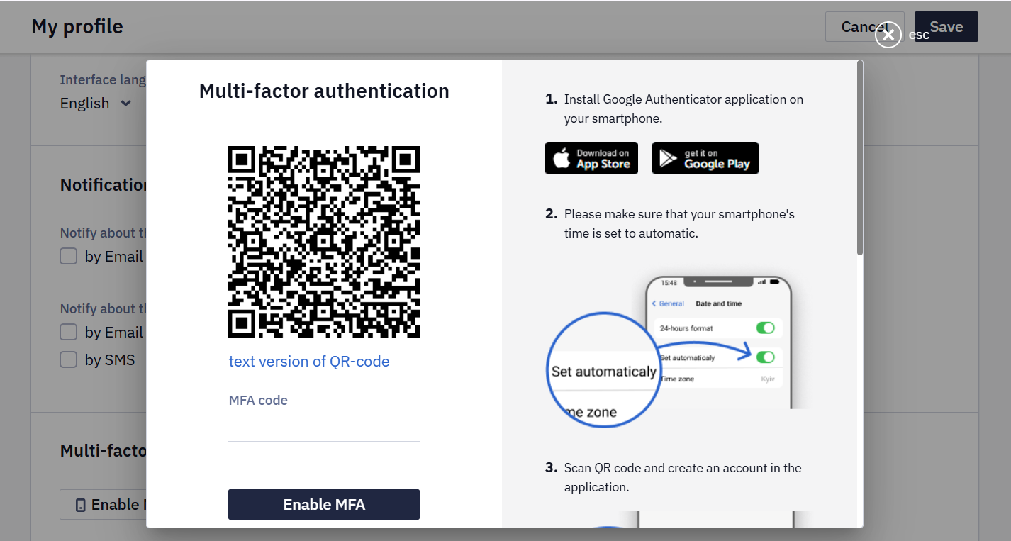 QR code