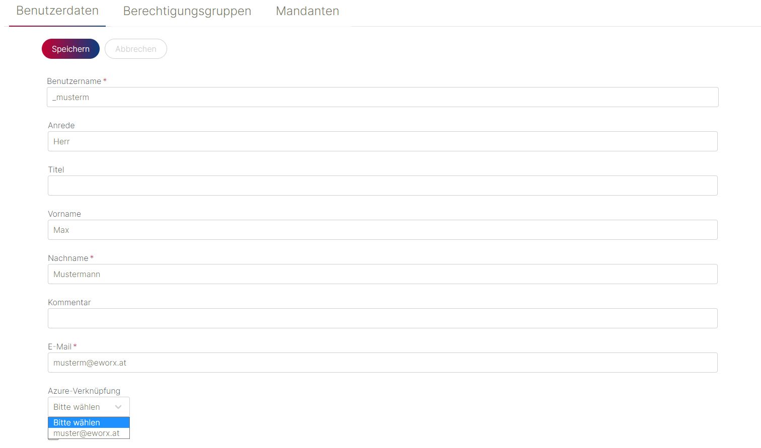 Screenshot_Benutzerverwaltung Benutzerverwaltung