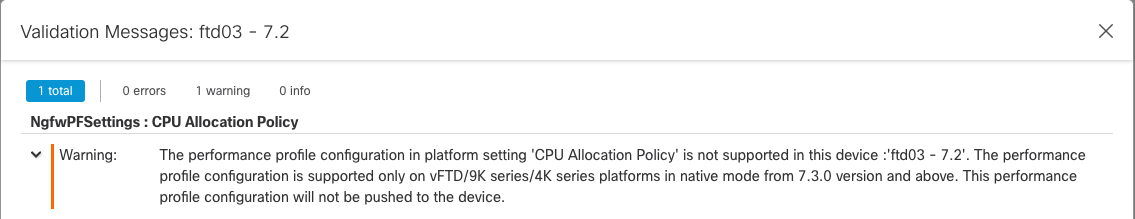 **Figure 6**: Unsupported Software Release 