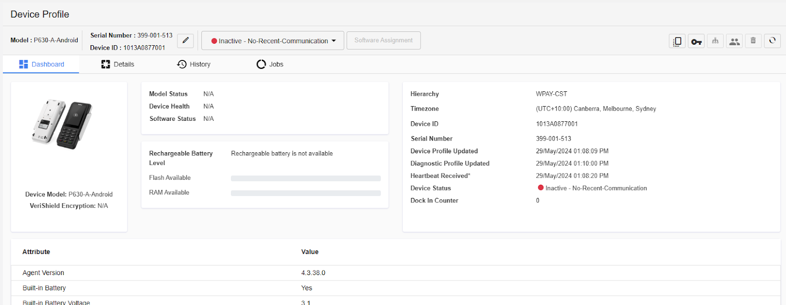 Devide Profile in VHQ