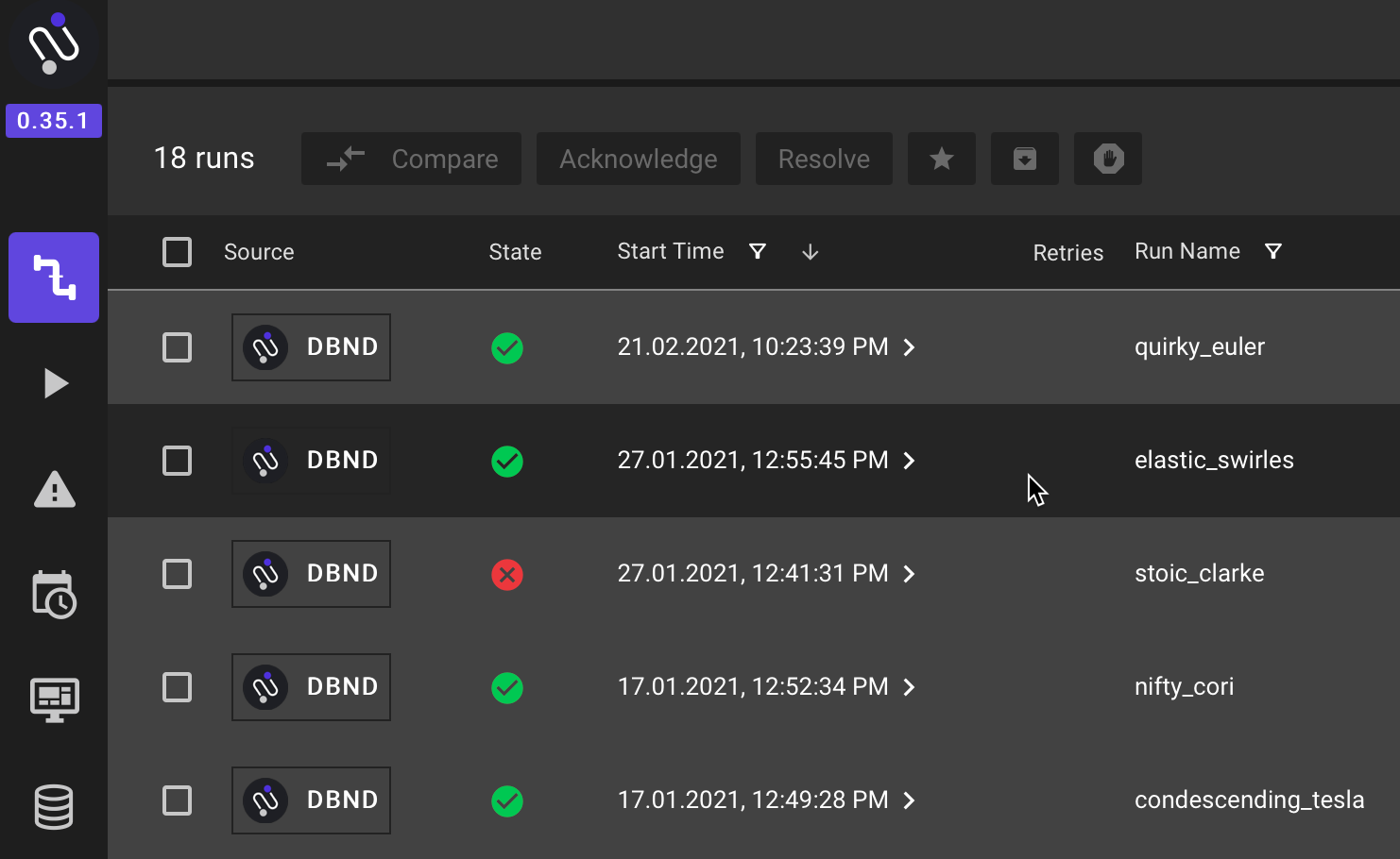 Error-reporting-logs-01.png Select the run for which you want to download the logs