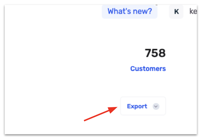 Iterable Export Button