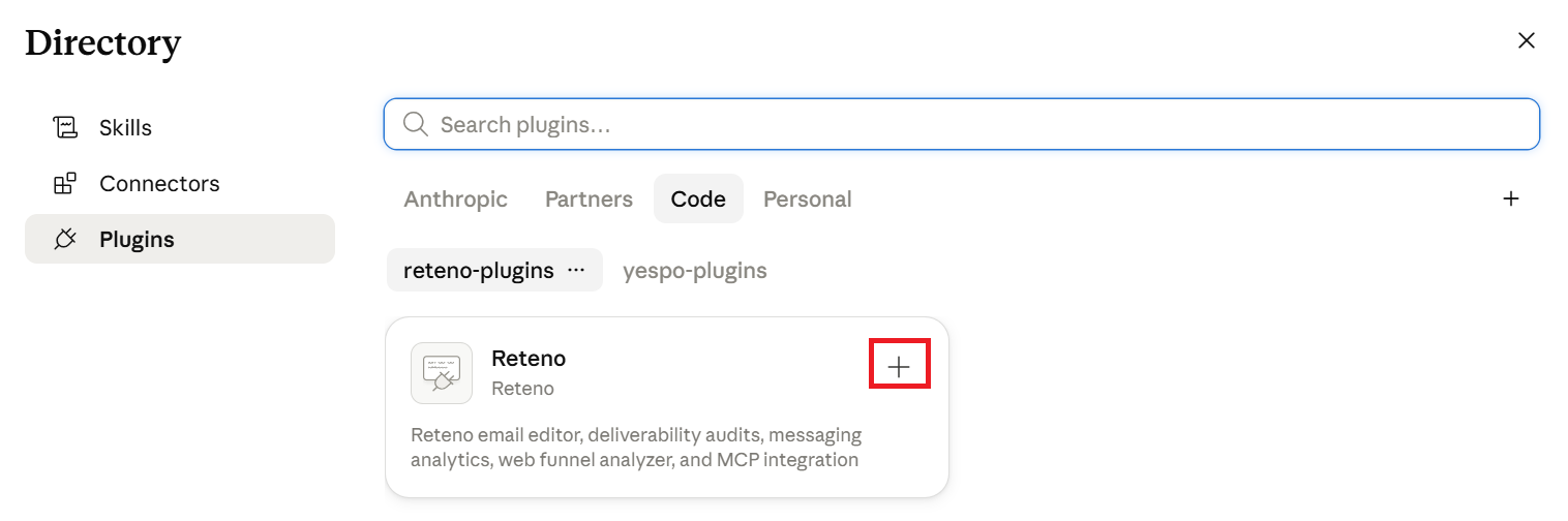 Install the Plugin