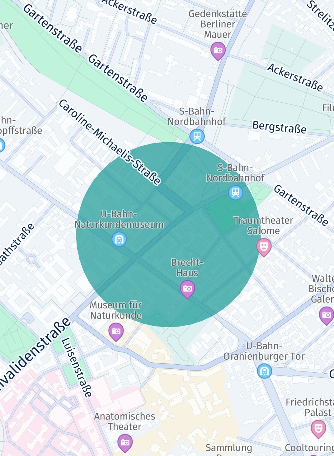 Screenshot: Showing a circle.