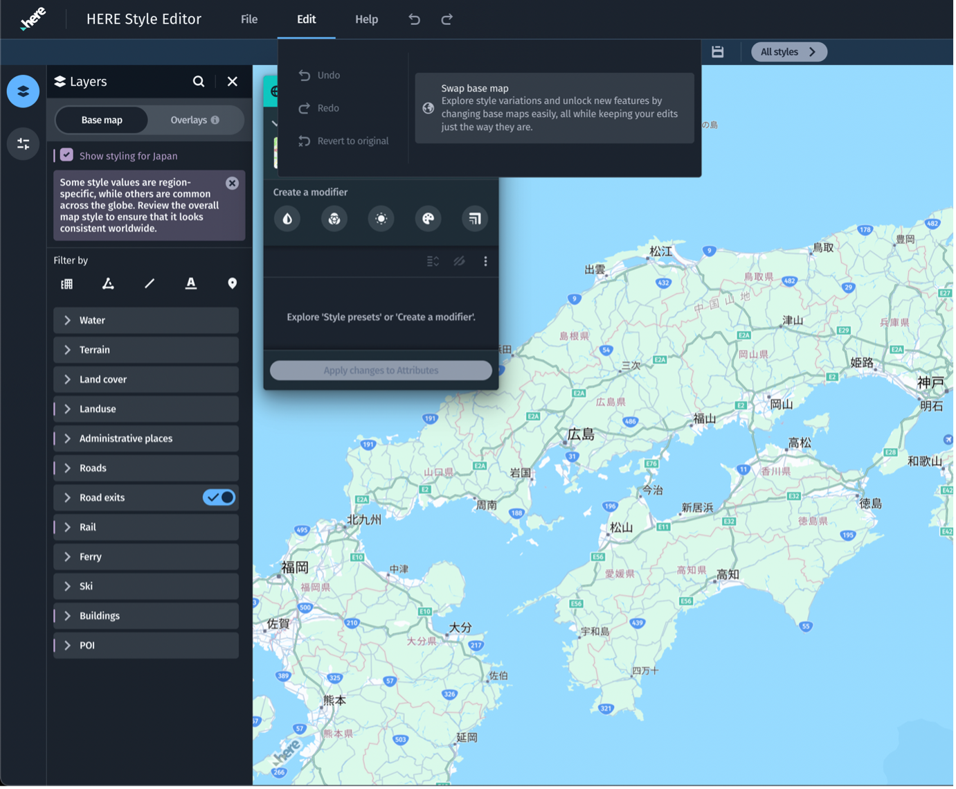 Create a night variant style